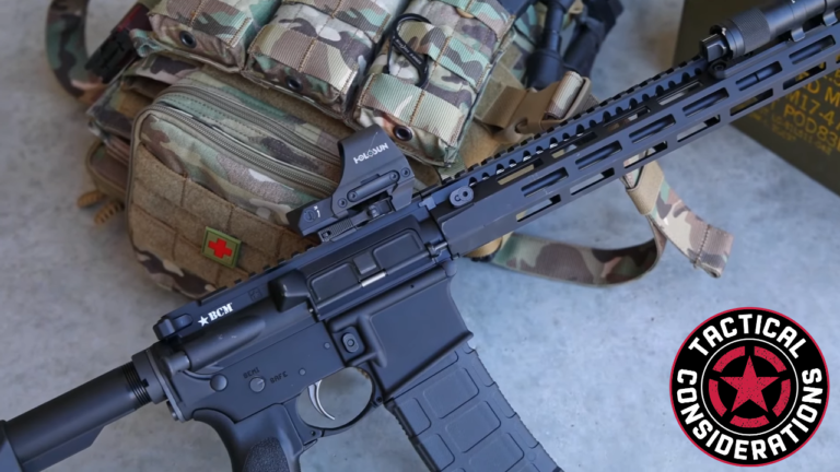 BCM rifle.